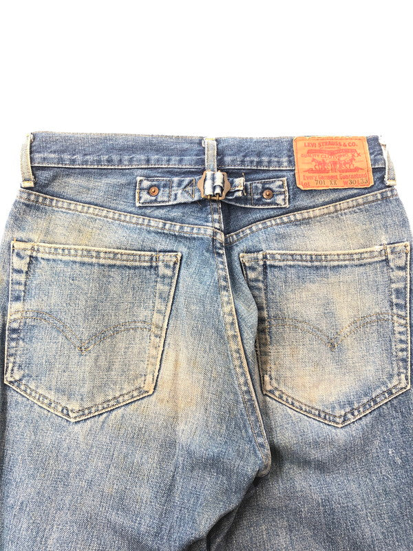 【中古品】【メンズ】 LEVI'S 90S 701XX CINCH BAG DENIM PANTS J22刻印 日本製 JB012 BIGE シンチバック デニムパンツ ジーンズ ボトムス 157-260528-ki-12-tagh サイズ：W30 L33 カラー：インディゴ 万代Net店