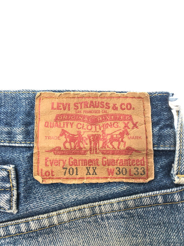 【中古品】【メンズ】 LEVI'S 90S 701XX CINCH BAG DENIM PANTS J22刻印 日本製 JB012 BIGE シンチバック デニムパンツ ジーンズ ボトムス 157-260528-ki-12-tagh サイズ：W30 L33 カラー：インディゴ 万代Net店