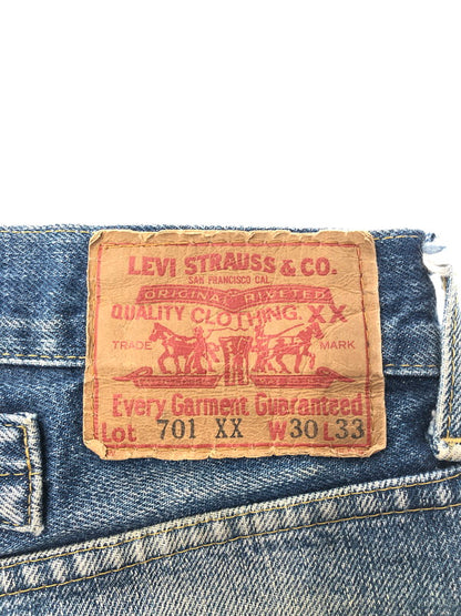 【中古品】【メンズ】 LEVI'S 90S 701XX CINCH BAG DENIM PANTS J22刻印 日本製 JB012 BIGE シンチバック デニムパンツ ジーンズ ボトムス 157-260528-ki-12-tagh サイズ：W30 L33 カラー：インディゴ 万代Net店
