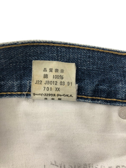 【中古品】【メンズ】 LEVI'S 90S 701XX CINCH BAG DENIM PANTS J22刻印 日本製 JB012 BIGE シンチバック デニムパンツ ジーンズ ボトムス 157-260528-ki-12-tagh サイズ：W30 L33 カラー：インディゴ 万代Net店