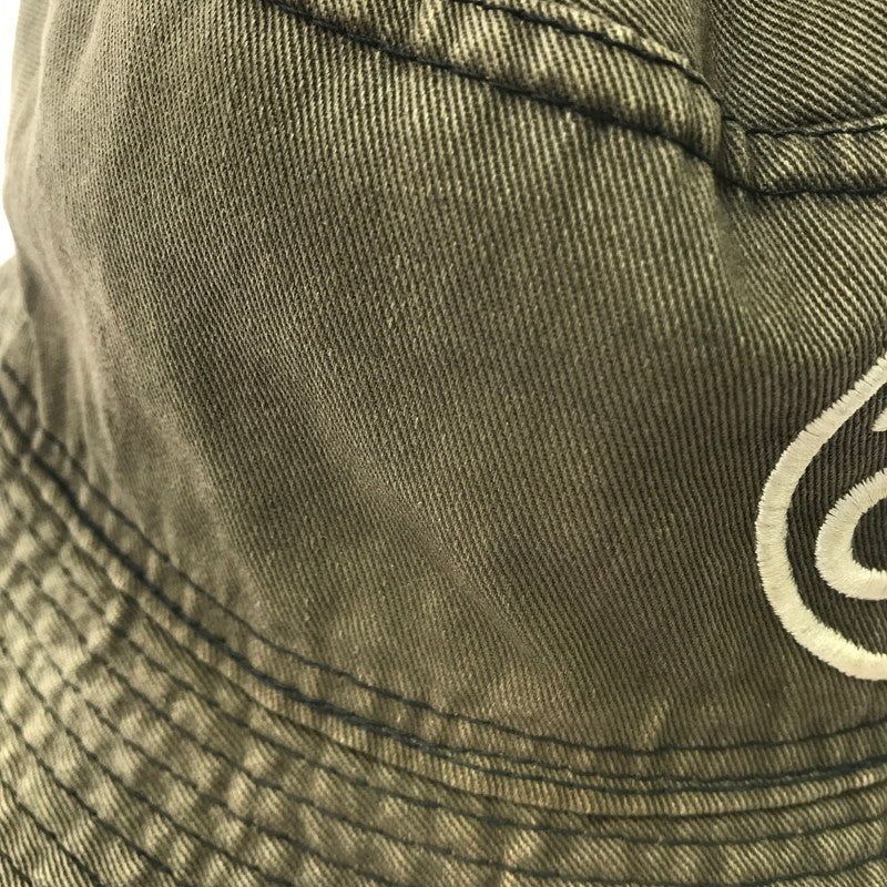 【現状渡し品】【メンズ】 OLD STUSSY オールド ステューシー 80'S SS LINK BUCKET HAT 帽子 80年代 SS リンク バケットハット 黒タグ 帽子 185-260607-na-10-tagh カラー：カーキ系 万代Net店