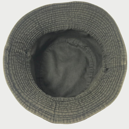 【現状渡し品】【メンズ】 OLD STUSSY オールド ステューシー 80'S SS LINK BUCKET HAT 帽子 80年代 SS リンク バケットハット 黒タグ 帽子 185-260607-na-10-tagh カラー：カーキ系 万代Net店