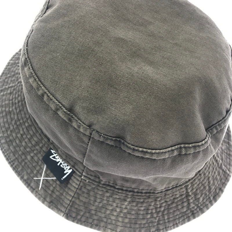 【現状渡し品】【メンズ】 OLD STUSSY オールド ステューシー 80'S SS LINK BUCKET HAT 帽子 80年代 SS リンク バケットハット 黒タグ 帽子 185-260607-na-10-tagh カラー：カーキ系 万代Net店