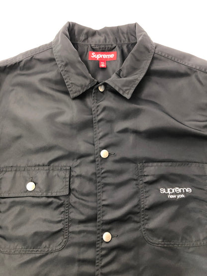 【中古品】【メンズ】 SUPREME 24SS NYLON CHORE COAT ナイロンチョアコート カバーオール ナイロンジャケット アウター 149-260528-ki-08-tagh サイズ：XXL カラー：ブラック 万代Net店