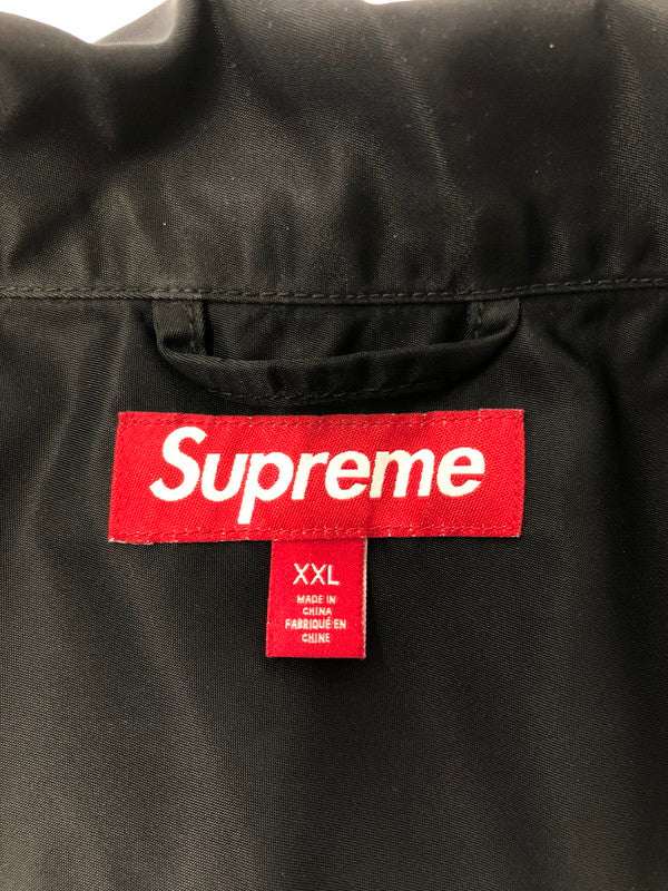 【中古品】【メンズ】 SUPREME 24SS NYLON CHORE COAT ナイロンチョアコート カバーオール ナイロンジャケット アウター 149-260528-ki-08-tagh サイズ：XXL カラー：ブラック 万代Net店