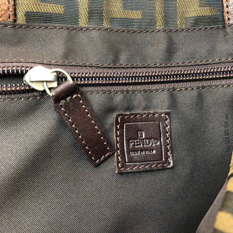 【中古品】【レディース】 FENDI フェンディー TOTE BAG ズッカ柄 トートバッグ カバン 180-260616-na-03-tagh カラー：ブラウン 万代Net店