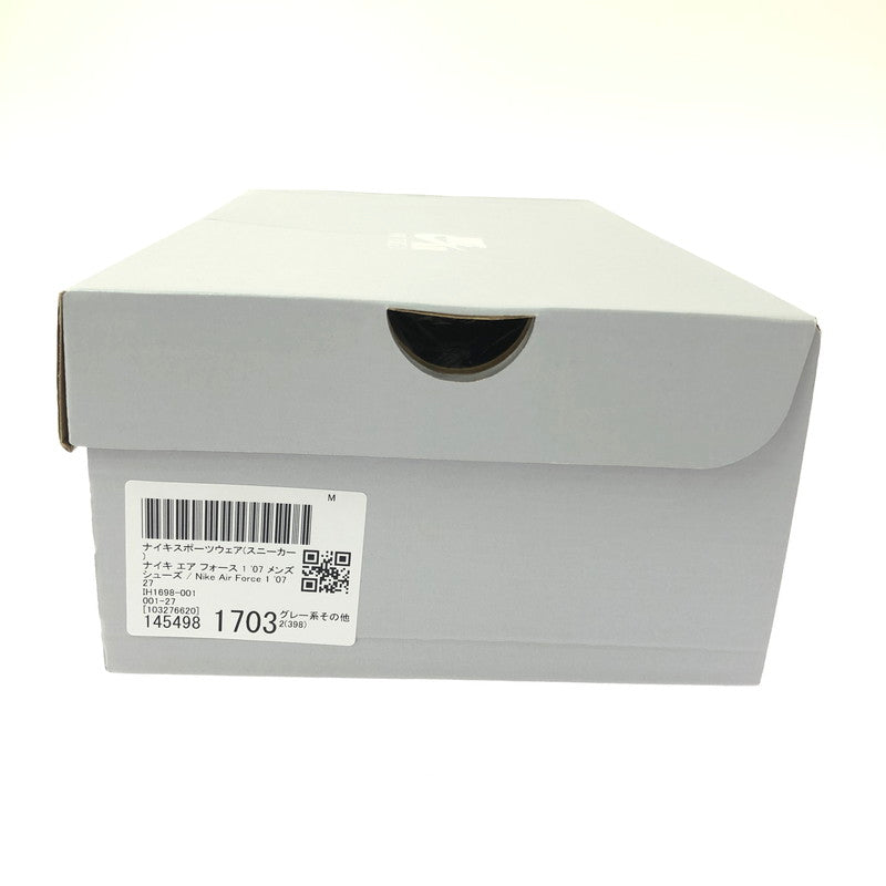 【中古美品】【メンズ】 NIKE AIR FORCE 1 '07 IH1698-001 ナイキ エア フォース 1 スニーカー シューズ 靴 160-260529-ki-02-tagh サイズ：27cm US9 カラー：COLLEGE GREY 万代Net店