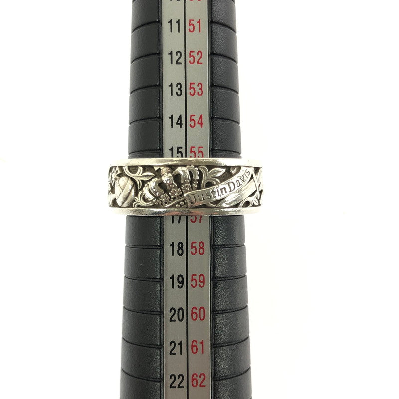 【中古品】【メンズ】 JUSTIN DAVIS ジャスティンデイビス HOLY SACRAMENT RING SRJ202 2 10 SV925 ホーリー サクラメント リング 指輪 アクセサリー 192-260601-na-19-tagh カラー：シルバー 万代Net店