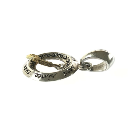 【中古品】【メンズ】 SAAD サード SV925 K24GP アラベスク ゴールドスモールフェザー トップ アクセサリー 191-260601-na-13-tagh カラー：シルバー/ゴールド 万代Net店