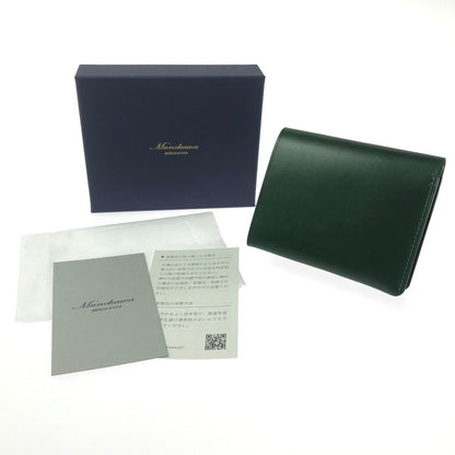 【中古品】【メンズ】 MUNEKAWA ムネカワ MINI WALLET ミニウォレット 二つ折り財布 201-260607-na-04-tagh カラー：グリーン 万代Net店