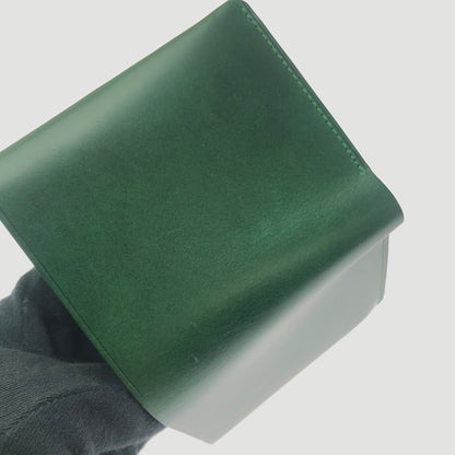 【中古品】【メンズ】 MUNEKAWA ムネカワ MINI WALLET ミニウォレット 二つ折り財布 201-260607-na-04-tagh カラー：グリーン 万代Net店