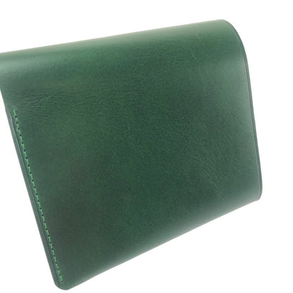 【中古品】【メンズ】 MUNEKAWA ムネカワ MINI WALLET ミニウォレット 二つ折り財布 201-260607-na-04-tagh カラー：グリーン 万代Net店