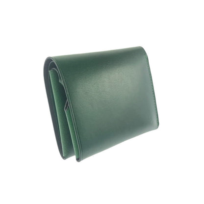 【中古品】【メンズ】 MUNEKAWA ムネカワ MINI WALLET ミニウォレット 二つ折り財布 201-260607-na-04-tagh カラー：グリーン 万代Net店