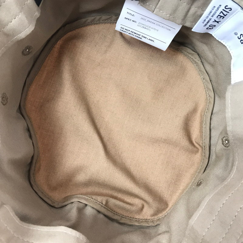 【中古美品】【メンズ】 WTAPS ダブルタップス × UNDERCOVER アンダーカバー 22SS BUCKET HAT 221HCUCD-HT01S バケットハット 帽子 185-260607-na-11-tagh サイズ：3 カラー：ベージュ 万代Net店