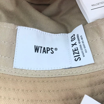 【中古美品】【メンズ】 WTAPS ダブルタップス × UNDERCOVER アンダーカバー 22SS BUCKET HAT 221HCUCD-HT01S バケットハット 帽子 185-260607-na-11-tagh サイズ：3 カラー：ベージュ 万代Net店