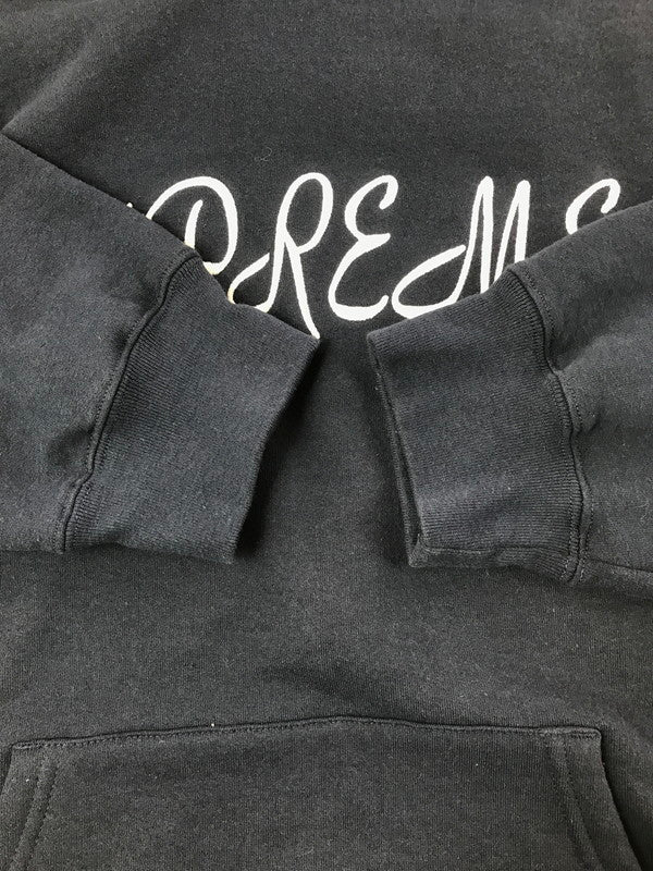 【中古品】【メンズ】 SUPREME シュプリーム 23SS SCRIPT HOODED SWEATSHIRT スクリプト フーデッド スウェットシャツ パーカー トップス 149-260530-rt-16-tagh サイズ：XL カラー：ネイビー 万代Net店