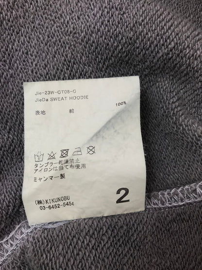 【中古品】【メンズ】 JIEDA JIEDA SWEAT HOODIE JIE-23W-CT08-C スウェット フーディー パーカー トップス 140-260529-ki-11-tagh サイズ：2 カラー：BLACK 万代Net店