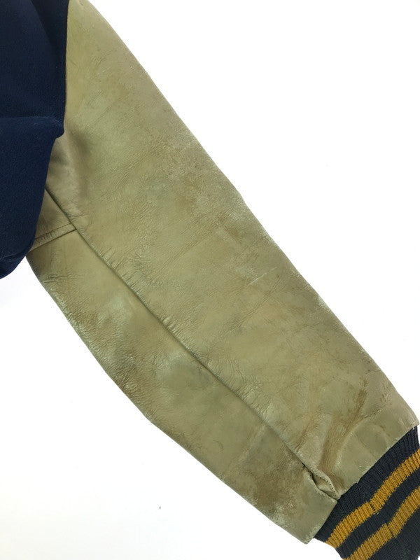 【現状渡し品】【メンズ】 BUTWIN バトウィン 60's STADIUM JACKET ６０年代 スタジアム ジャケット アウター ヴィンテージ 146-260917-rt-45-tagh サイズ：40 カラー：ネイビー 万代Net店