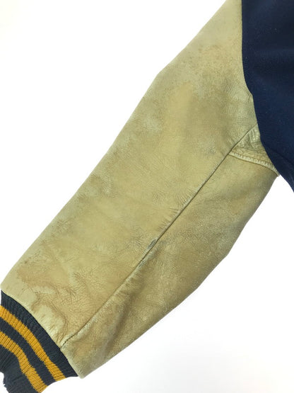 【現状渡し品】【メンズ】 BUTWIN バトウィン 60's STADIUM JACKET ６０年代 スタジアム ジャケット アウター ヴィンテージ 146-260917-rt-45-tagh サイズ：40 カラー：ネイビー 万代Net店