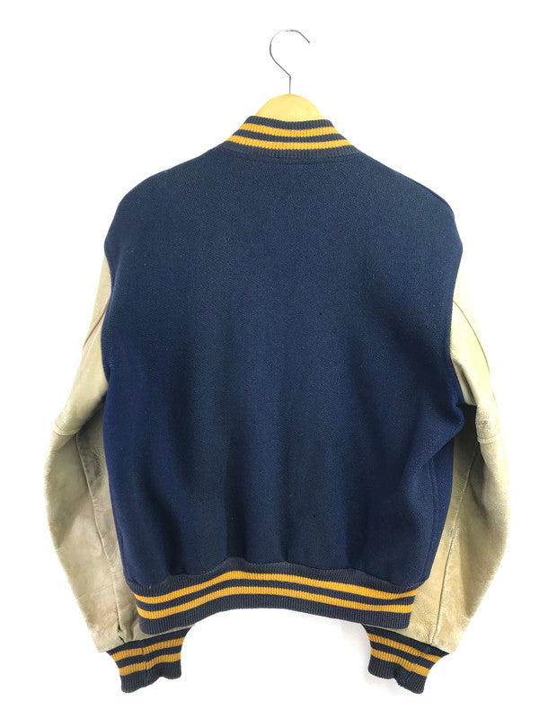 【現状渡し品】【メンズ】 BUTWIN バトウィン 60's STADIUM JACKET ６０年代 スタジアム ジャケット アウター ヴィンテージ 146-260917-rt-45-tagh サイズ：40 カラー：ネイビー 万代Net店