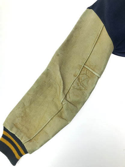 【現状渡し品】【メンズ】 BUTWIN バトウィン 60's STADIUM JACKET ６０年代 スタジアム ジャケット アウター ヴィンテージ 146-260917-rt-45-tagh サイズ：40 カラー：ネイビー 万代Net店