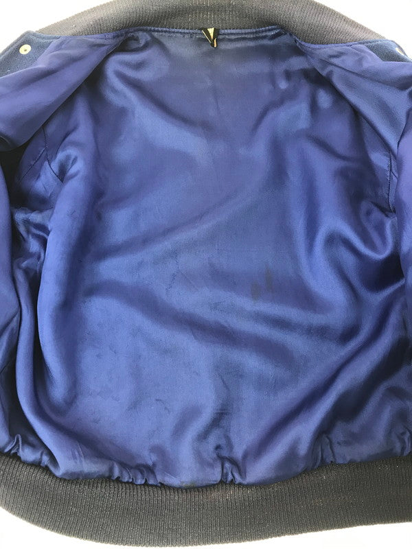 【現状渡し品】【メンズ】 BUTWIN バトウィン 60's STADIUM JACKET ６０年代 スタジアム ジャケット アウター ヴィンテージ 146-260917-rt-45-tagh サイズ：40 カラー：ネイビー 万代Net店