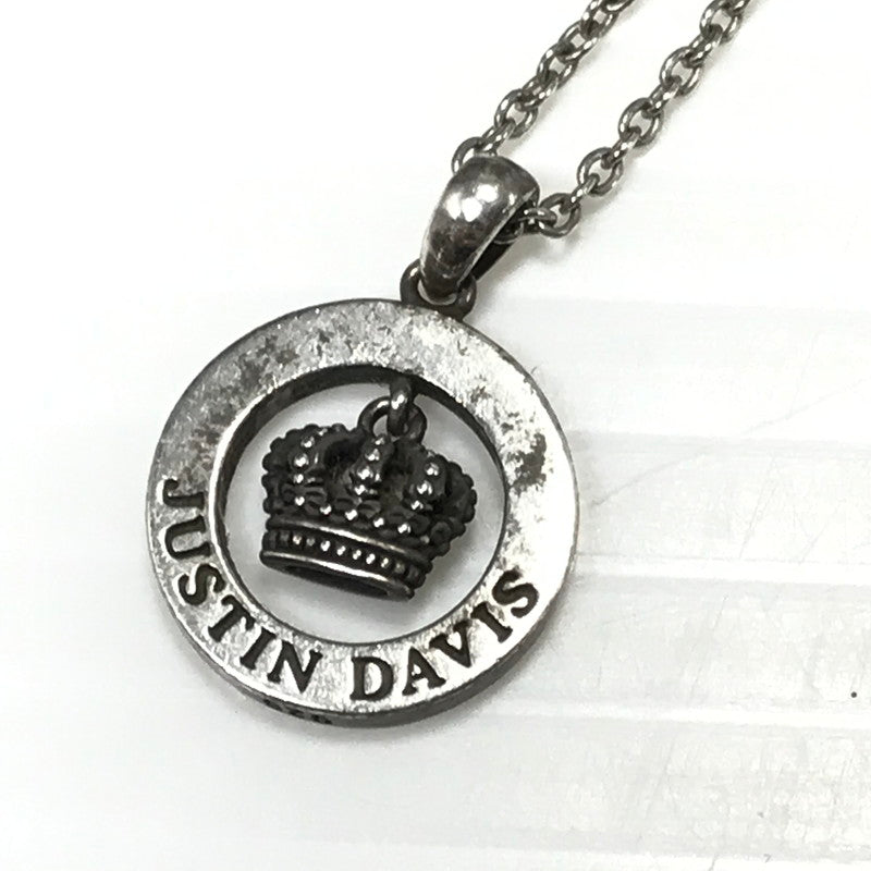 【中古品】【メンズ】 JUSTIN DAVIS ジャスティンデイビス SV925 D-CIPHER NECKLACE SNJ775 ネックレス アクセサリー 192-260627-na-15-tagh カラー：シルバー 万代Net店