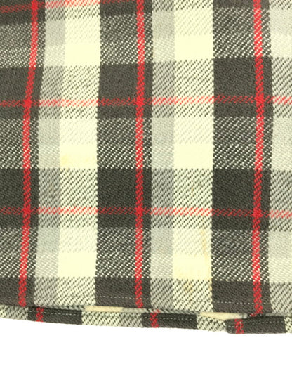 【中古品】【メンズ】 WAREHOUSE HEAVY FLANNEL SHIRT ヘビー フランネル シャツ 長袖 トップス 145-260529-ki-17-tagh サイズ：XL カラー：GRAY/RED 万代Net店