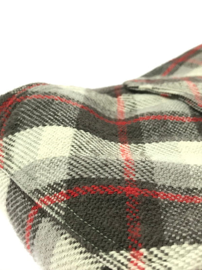 【中古品】【メンズ】 WAREHOUSE HEAVY FLANNEL SHIRT ヘビー フランネル シャツ 長袖 トップス 145-260529-ki-17-tagh サイズ：XL カラー：GRAY/RED 万代Net店