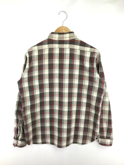 【中古品】【メンズ】 WAREHOUSE HEAVY FLANNEL SHIRT ヘビー フランネル シャツ 長袖 トップス 145-260529-ki-17-tagh サイズ：XL カラー：GRAY/RED 万代Net店