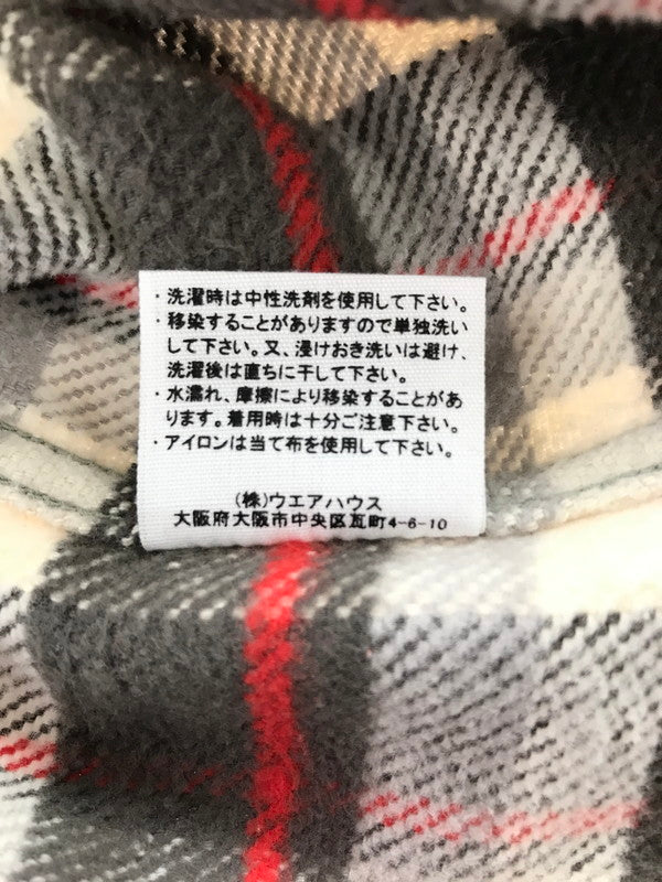 【中古品】【メンズ】 WAREHOUSE HEAVY FLANNEL SHIRT ヘビー フランネル シャツ 長袖 トップス 145-260529-ki-17-tagh サイズ：XL カラー：GRAY/RED 万代Net店