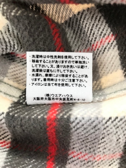 【中古品】【メンズ】 WAREHOUSE HEAVY FLANNEL SHIRT ヘビー フランネル シャツ 長袖 トップス 145-260529-ki-17-tagh サイズ：XL カラー：GRAY/RED 万代Net店