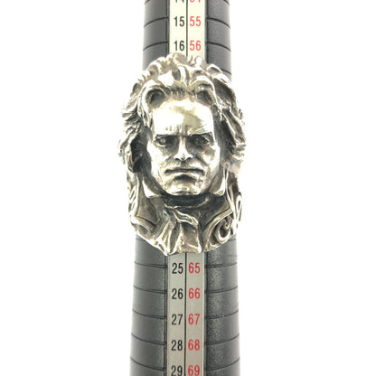 【中古品】【メンズ】 CRAZY PIG DESIGNS クレイジー ピッグ デザイン SV925 BEETHOVEN RING ベートーヴェン リング 指輪 アクセサリー 192-260601-na-18-tagh カラー：シルバー 万代Net店