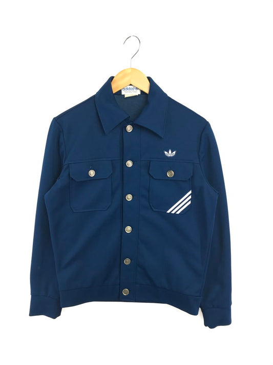 【中古品】【メンズ】 ADIDAS 70～80's TRACK JACKET ADA-66F 70～80年代 トラック ジャケット デサント製 メタルボタン ヴィンテージ 146-260530-rt-17-tagh サイズ：L カラー：ブルー 万代Net店