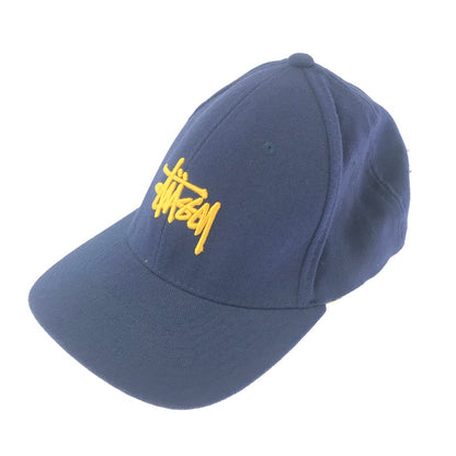 【現状渡し品】【メンズ】 OLD STUSSY オールド ステューシー 90'S LOGO CAP 90年代 ロゴ キャップ 白タグ USA製 帽子 185-260607-na-08-tagh サイズ：FREE カラー：ネイビー 万代Net店