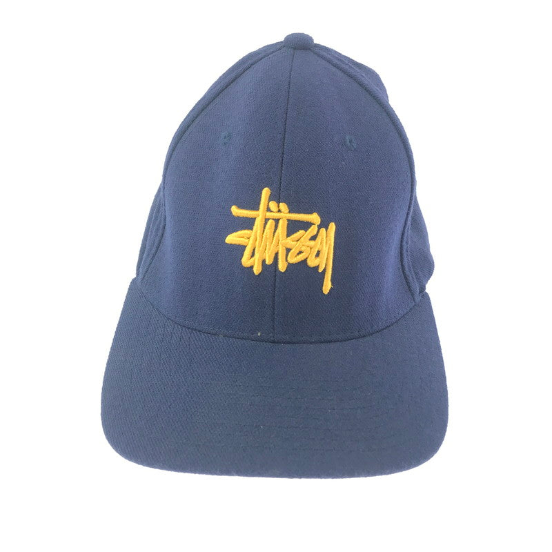 【現状渡し品】【メンズ】 OLD STUSSY オールド ステューシー 90'S LOGO CAP 90年代 ロゴ キャップ 白タグ USA製 帽子 185-260607-na-08-tagh サイズ：FREE カラー：ネイビー 万代Net店