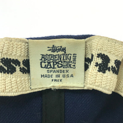 【現状渡し品】【メンズ】 OLD STUSSY オールド ステューシー 90'S LOGO CAP 90年代 ロゴ キャップ 白タグ USA製 帽子 185-260607-na-08-tagh サイズ：FREE カラー：ネイビー 万代Net店