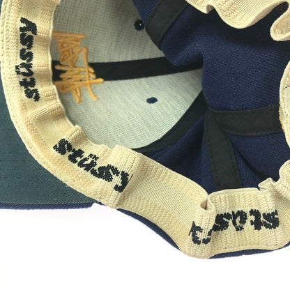 【現状渡し品】【メンズ】 OLD STUSSY オールド ステューシー 90'S LOGO CAP 90年代 ロゴ キャップ 白タグ USA製 帽子 185-260607-na-08-tagh サイズ：FREE カラー：ネイビー 万代Net店