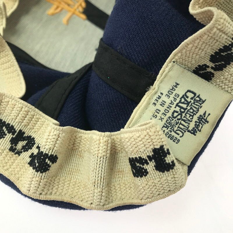 【現状渡し品】【メンズ】 OLD STUSSY オールド ステューシー 90'S LOGO CAP 90年代 ロゴ キャップ 白タグ USA製 帽子 185-260607-na-08-tagh サイズ：FREE カラー：ネイビー 万代Net店