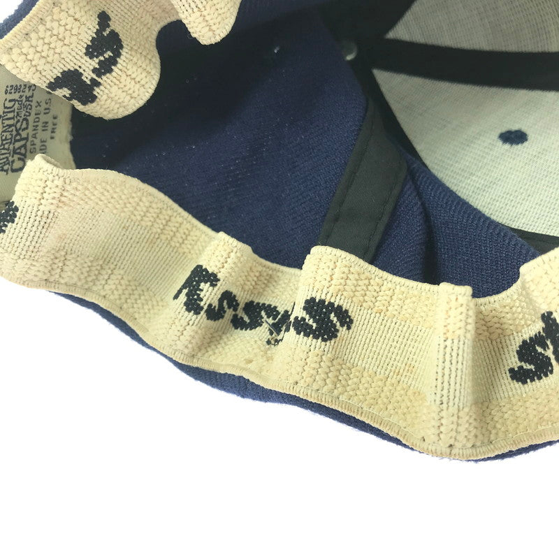 【現状渡し品】【メンズ】 OLD STUSSY オールド ステューシー 90'S LOGO CAP 90年代 ロゴ キャップ 白タグ USA製 帽子 185-260607-na-08-tagh サイズ：FREE カラー：ネイビー 万代Net店