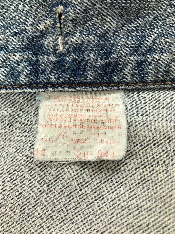 【中古品】【メンズ】 LEVI'S リーバイス 00's DENIM JACKET 75505 デニム ジャケット カナダ製 ライトアウター 146-260820-rt-18-tag サイズ：44 カラー：インディゴ 万代Net店