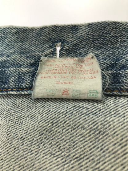 【中古品】【メンズ】 LEVI'S リーバイス 00's DENIM JACKET 75505 デニム ジャケット カナダ製 ライトアウター 146-260820-rt-18-tag サイズ：44 カラー：インディゴ 万代Net店