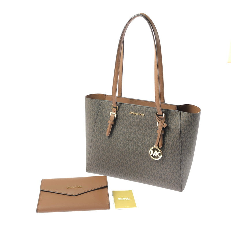 【中古品】【レディース】 MICHAEL KORS マイケルコース CHARLOTTE 3-IN-1 TOTE BAG 35F3GCFT9T トートバッグ カバン 188-260616-na-02-tagh カラー：ブラウン 万代Net店