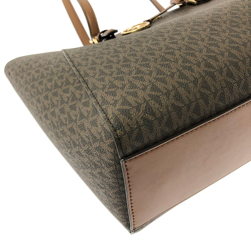 【中古品】【レディース】 MICHAEL KORS マイケルコース CHARLOTTE 3-IN-1 TOTE BAG 35F3GCFT9T トートバッグ カバン 188-260616-na-02-tagh カラー：ブラウン 万代Net店