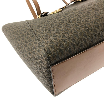 【中古品】【レディース】 MICHAEL KORS マイケルコース CHARLOTTE 3-IN-1 TOTE BAG 35F3GCFT9T トートバッグ カバン 188-260616-na-02-tagh カラー：ブラウン 万代Net店