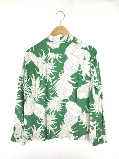 【中古美品】【メンズ】 SUNSURF RAYON L/S 2025SS ISLAND PINEAPPLE SS29403 レーヨン ロングスリーブ アイランド パイナップル 長袖 シャツ トップス 145-260529-ki-18-tagh サイズ：M カラー：グリーン 万代Net店