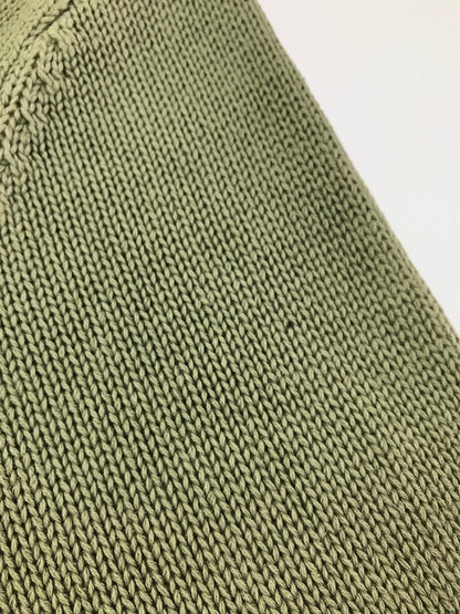 【中古品】【メンズ】 DKNY JEANS ディーケーエヌワイジーンズ KNIT SWEATER KHAKI ニット セーター カーキ トップス 146-260820-rt-03-tag サイズ：L カラー：カーキ 万代Net店