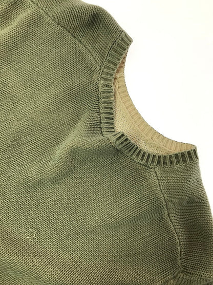 【中古品】【メンズ】 DKNY JEANS ディーケーエヌワイジーンズ KNIT SWEATER KHAKI ニット セーター カーキ トップス 146-260820-rt-03-tag サイズ：L カラー：カーキ 万代Net店