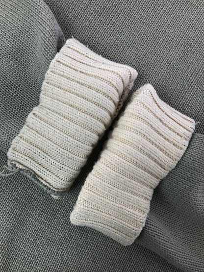 【中古品】【メンズ】 DKNY JEANS ディーケーエヌワイジーンズ KNIT SWEATER KHAKI ニット セーター カーキ トップス 146-260820-rt-03-tag サイズ：L カラー：カーキ 万代Net店