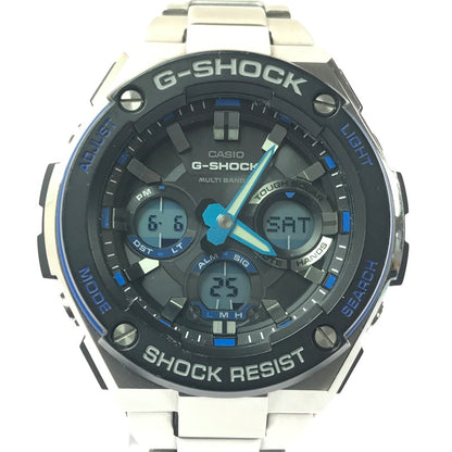 【中古品】【メンズ】 G-SHOCK ジーショック G-STEEL GST-W100D-1A2JF ジースチール タフソーラー 腕時計 196-260607-na-18-tagh カラー：シルバー/ブラック 万代Net店